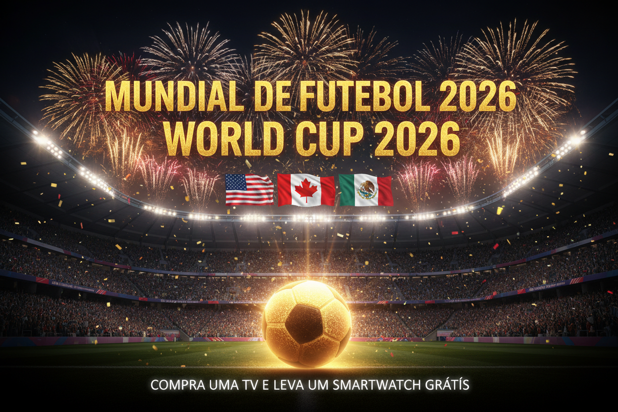 Mundial de Futebol 2026 - Banner Promocional