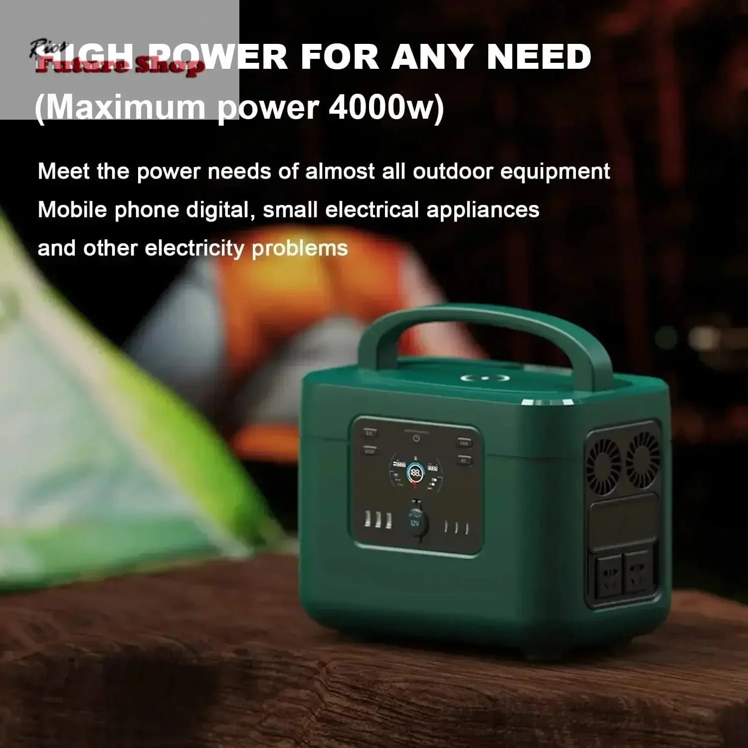 1200W Solar Portable Power Station with Storage - Rios Future Shop