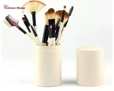 12pcs Makeup Brush Set Blush Eyeshadow Eyelash Highlighter Makeup Brush - Rios Future Shop
