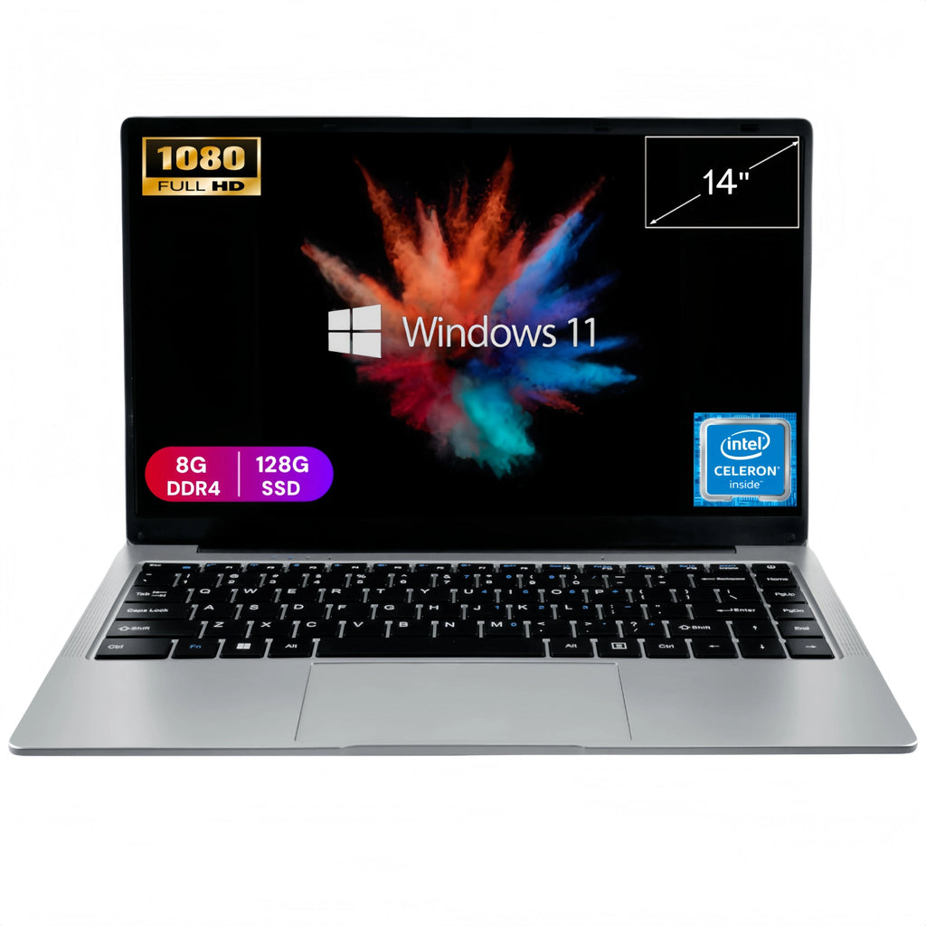 14" Intel N4500 8GB RAM 128GB Laptop - Rios Future ShopComputador3:-1B14-128;191288010:3460547Silver;191288032:11835331128 GB;210190035:1951659501Main memory allocated memory