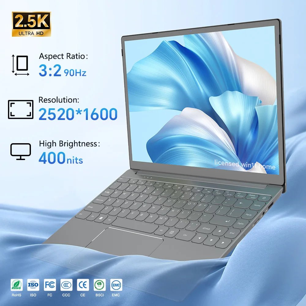 14" Laptop Windows 11Home Intel N5105 16GB DDR4 512GB SSD - Rios Future Shoplaptops191284323:10364616 GB;191288032:1181041TB;210190481:-1Sky Gray/WIN11 HOME license;210218294:-2Intel N5105