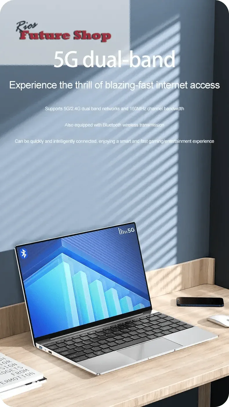 14.1" Laptop Intel N3700 16GB RAM 1TB SSD Win11 - Rios Future Shop