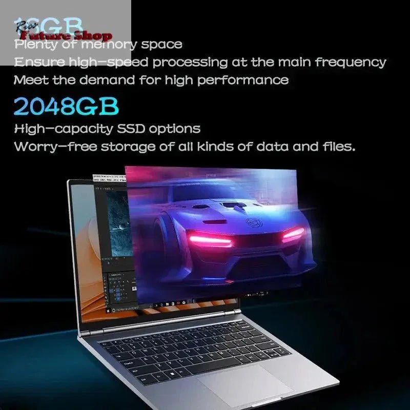 14.1" Laptop Intel N3700 16GB RAM 1TB SSD Win11 - Rios Future Shop