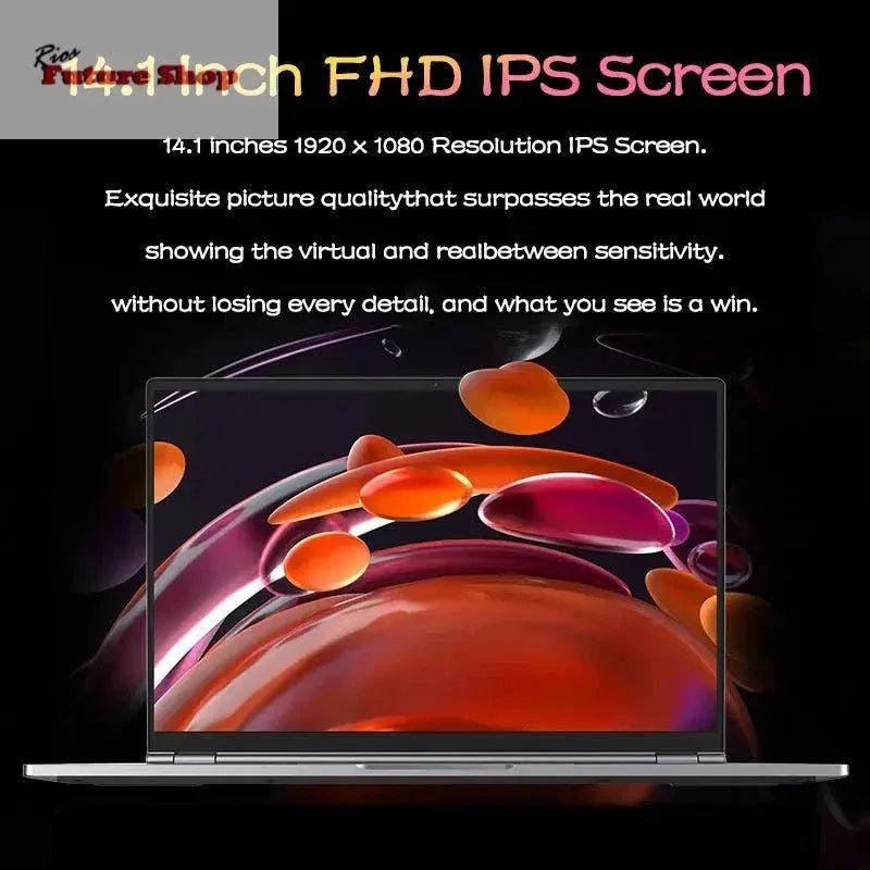 14.1" Laptop Intel N3700 16GB RAM 1TB SSD Win11 - Rios Future Shop