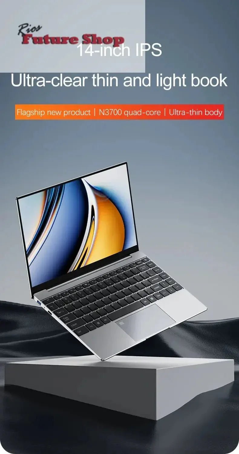 14.1" Laptop Intel N3700 16GB RAM 1TB SSD Win11 - Rios Future Shop