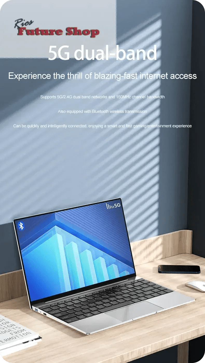 14.1" Laptop Intel N3700 16GB RAM 1TB SSD Win11 - Rios Future Shop