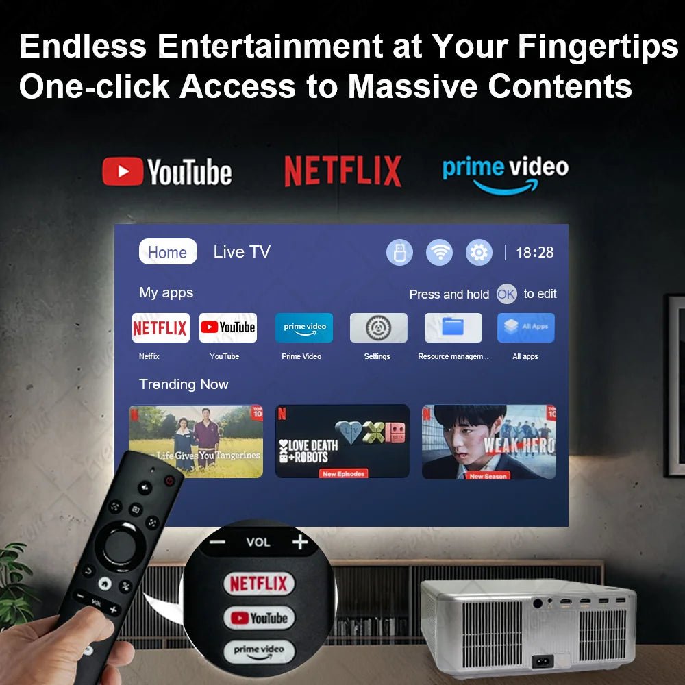 1800CVIA Projector 4k Full hd - Rios Future ShopProjector210194177:3327837Black;210214501:3353807EU