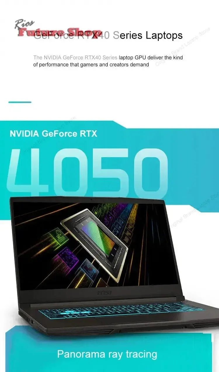 2024 msi fino 15 laptop para jogos 15.6 Polegada 2.5k fhd 144hz tela ips notebook i5-13420H 32gb 1tb rtx3050 computador netbook para jogos - Rios Future Shop