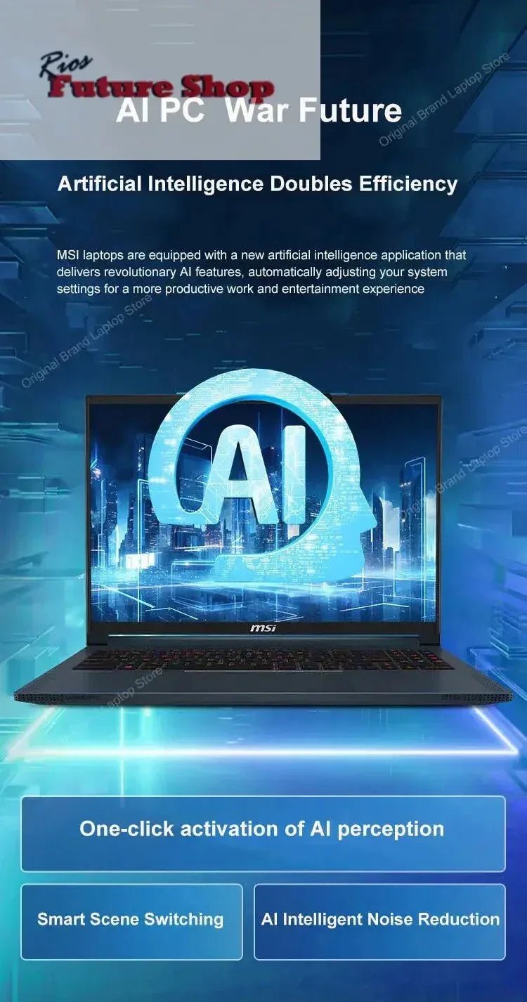 2024 msi fino 15 laptop para jogos 15.6 Polegada 2.5k fhd 144hz tela ips notebook i5-13420H 32gb 1tb rtx3050 computador netbook para jogos - Rios Future Shop