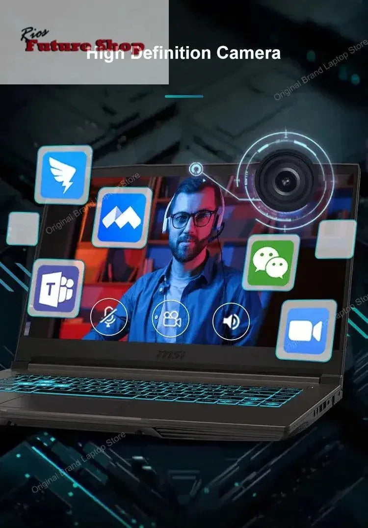 2024 MSI Thin 15 Gaming Laptop 15.6 Inch 2.5K FHD 144Hz IPS Screen Notebook i5-13420H 32GB 1TB RTX3050 Gaming Netbook Computer - Rios Future Shop