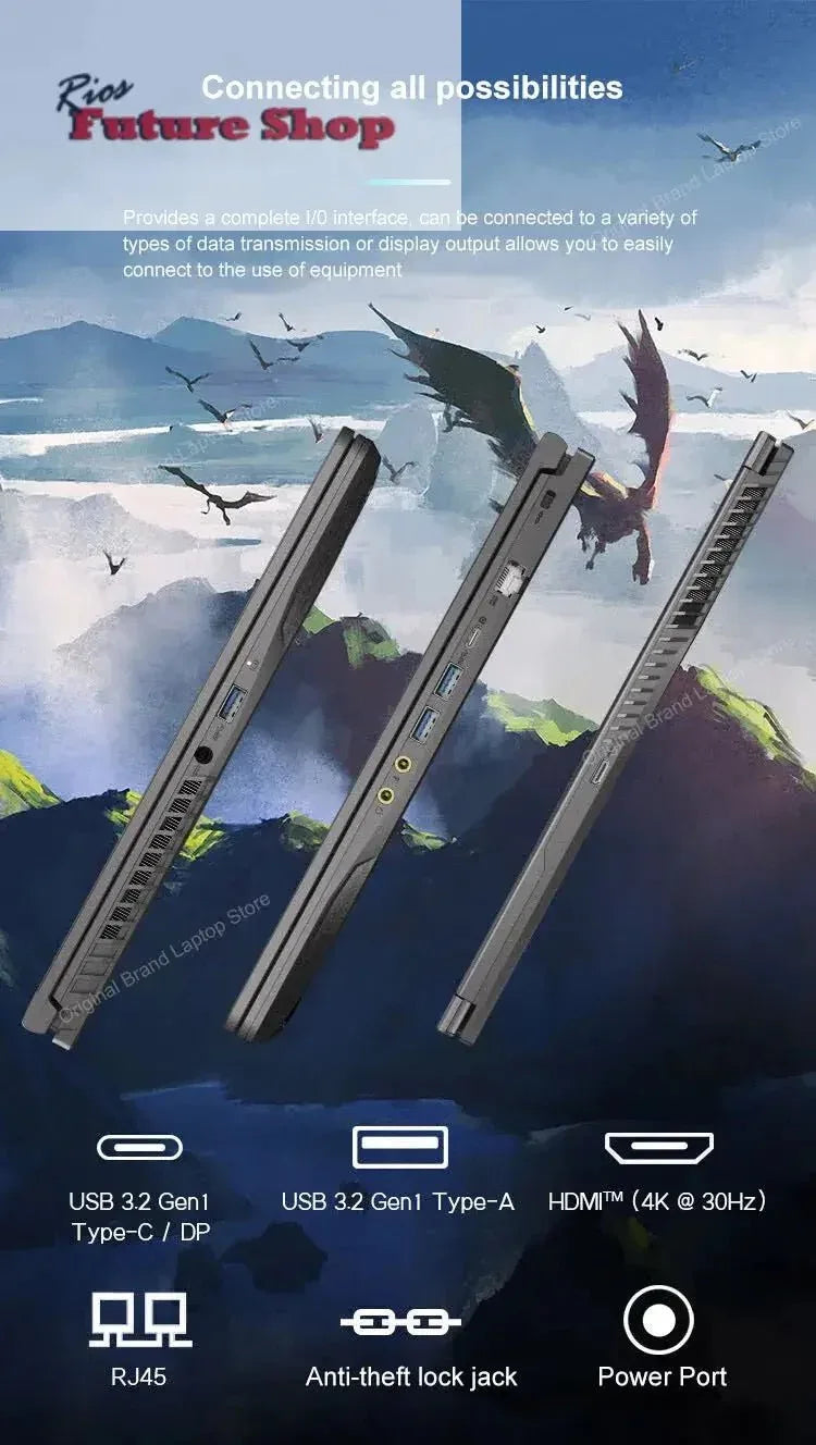 2024 MSI Thin 15 Gaming Laptop 15.6 Inch 2.5K FHD 144Hz IPS Screen Notebook i5-13420H 32GB 1TB RTX3050 Gaming Netbook Computer - Rios Future Shop