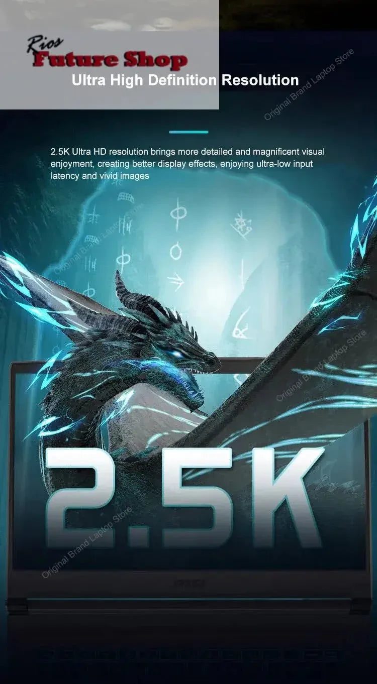 2024 MSI Thin 15 Gaming Laptop 15.6 Inch 2.5K FHD 144Hz IPS Screen Notebook i5-13420H 32GB 1TB RTX3050 Gaming Netbook Computer - Rios Future Shop