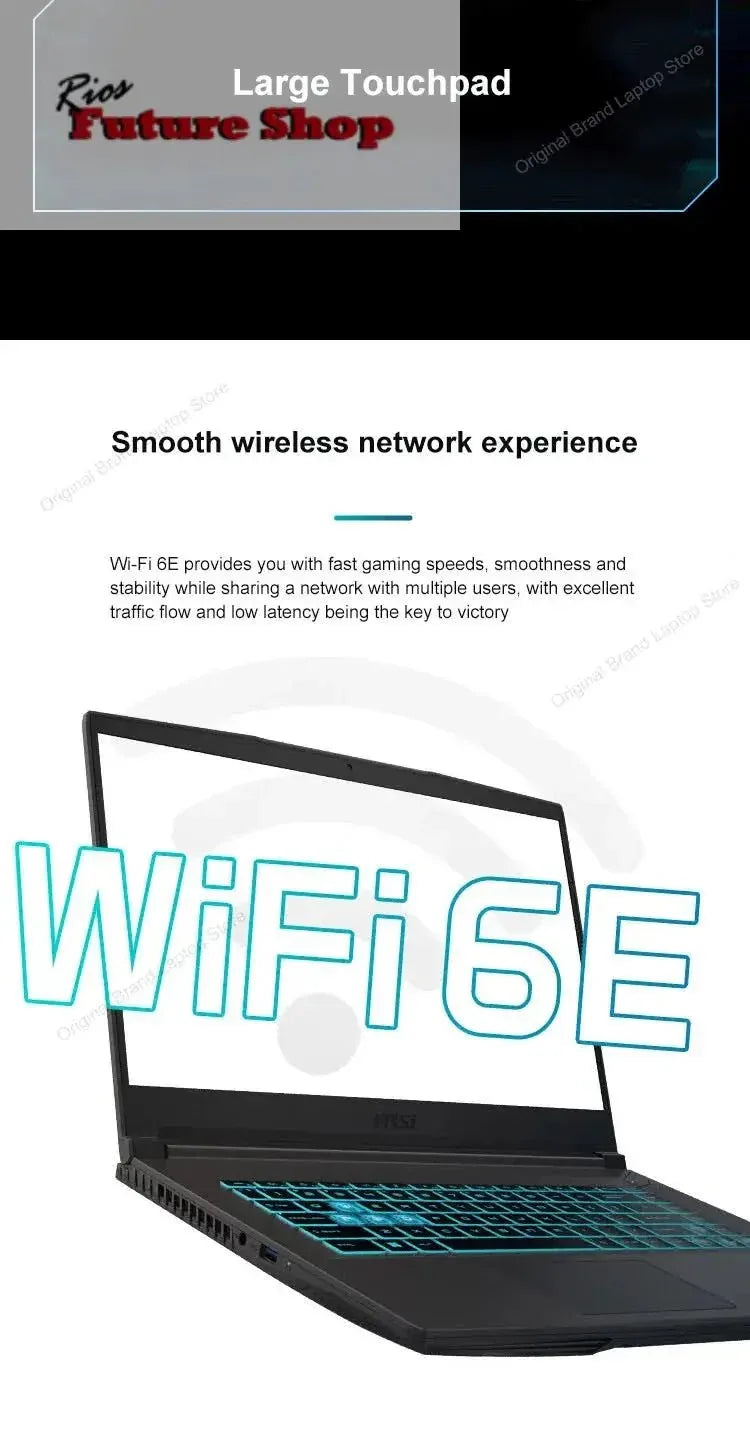 2024 MSI Thin 15 Gaming Laptop 15.6 Inch 2.5K FHD 144Hz IPS Screen Notebook i5-13420H 32GB 1TB RTX3050 Gaming Netbook Computer - Rios Future Shop