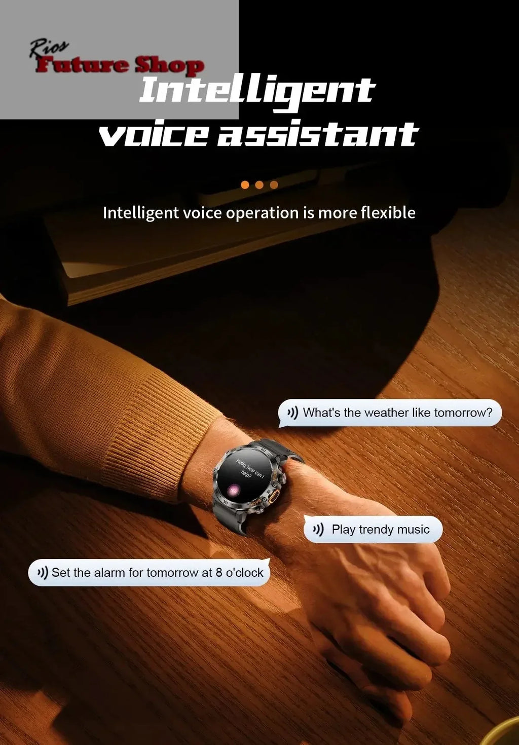 2024 New Smart Watch Men Style - Rios Future Shop