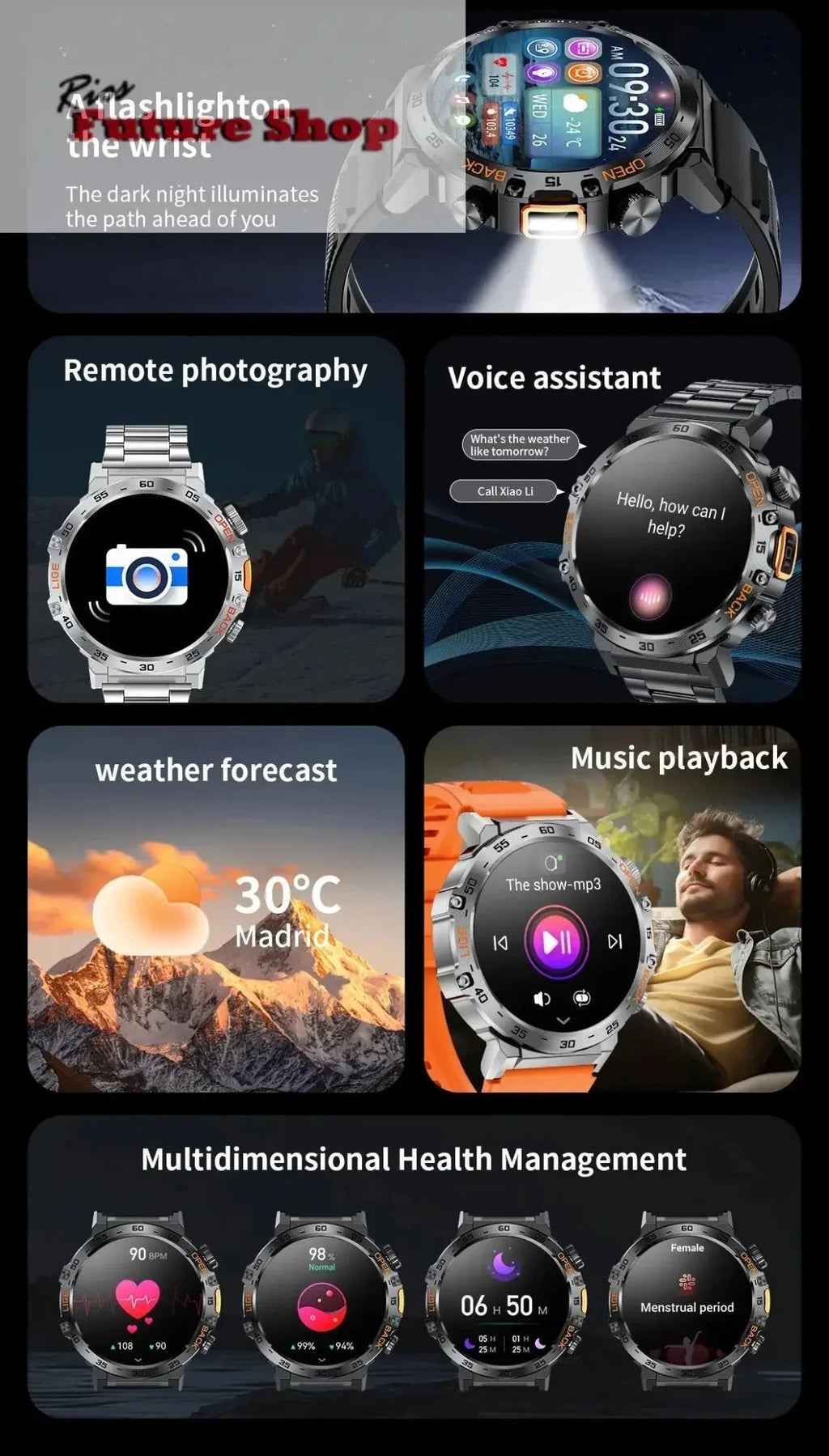 2024 New Smart Watch Men Style - Rios Future Shop
