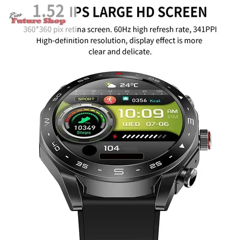 2024 New Smart Watch TWS 2-in-1 Bluetooth Earphones HIFI 9D Sound Quality Male and Female Health Exercise Tracker Smartwatches - Rios Future Shop