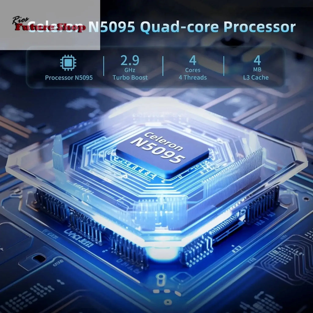 2025 NEW 15.6" Portable Laptop Intel N95 32GB DDR4 2TB SSD 7500mAh Windows11 Office Notebook Pc Gamer with Backlit Fingerprint - Rios Future Shop