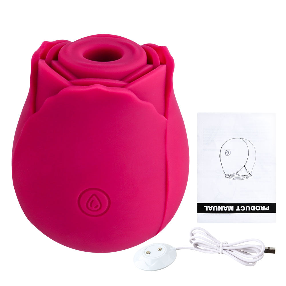 Rose Shape Vaginal Sucking Vibrators Erotic