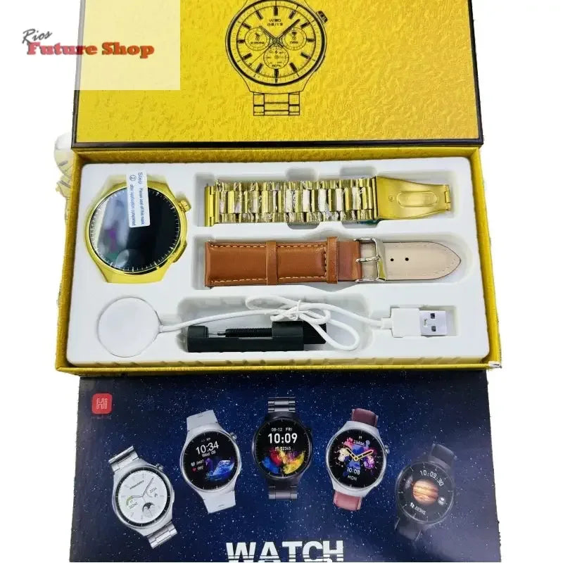 4 Pro Smartwatch Double Strap(IP67) Touch for Android iPhone GPS - Rios Future Shop