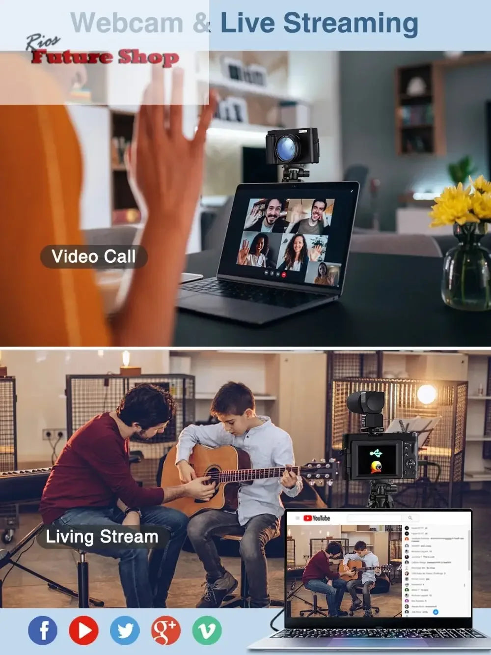 4K Digital Camera for Photography and Video - Rios Future Shop