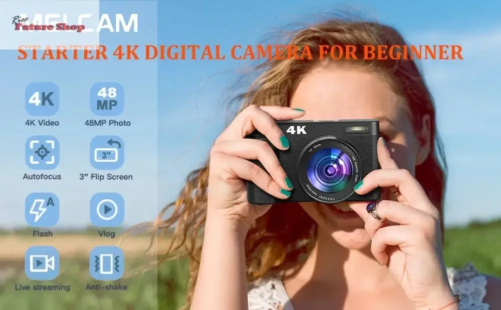 4K Digital Camera for Photography and Video - Rios Future Shop