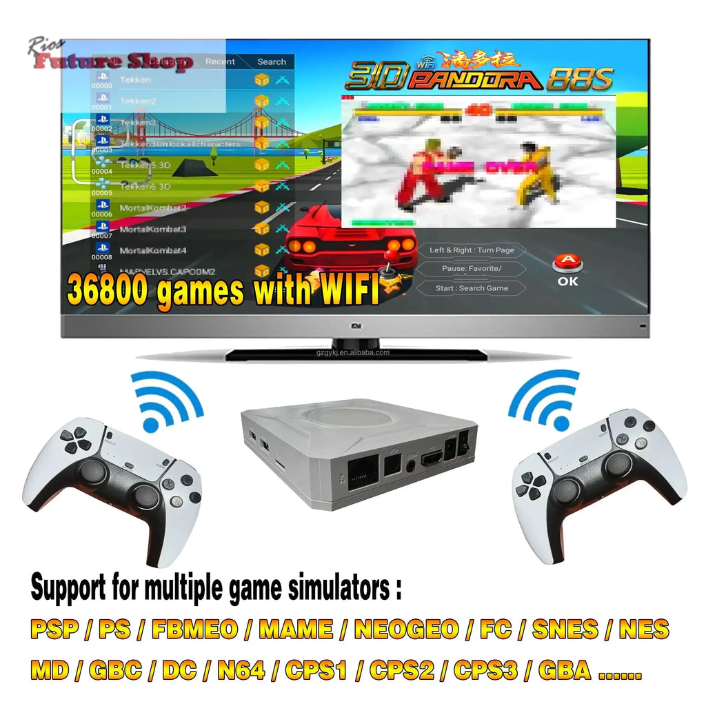 4K Super Console Video Game Box PSP Simulator 20000+retro Game - Rios Future Shop