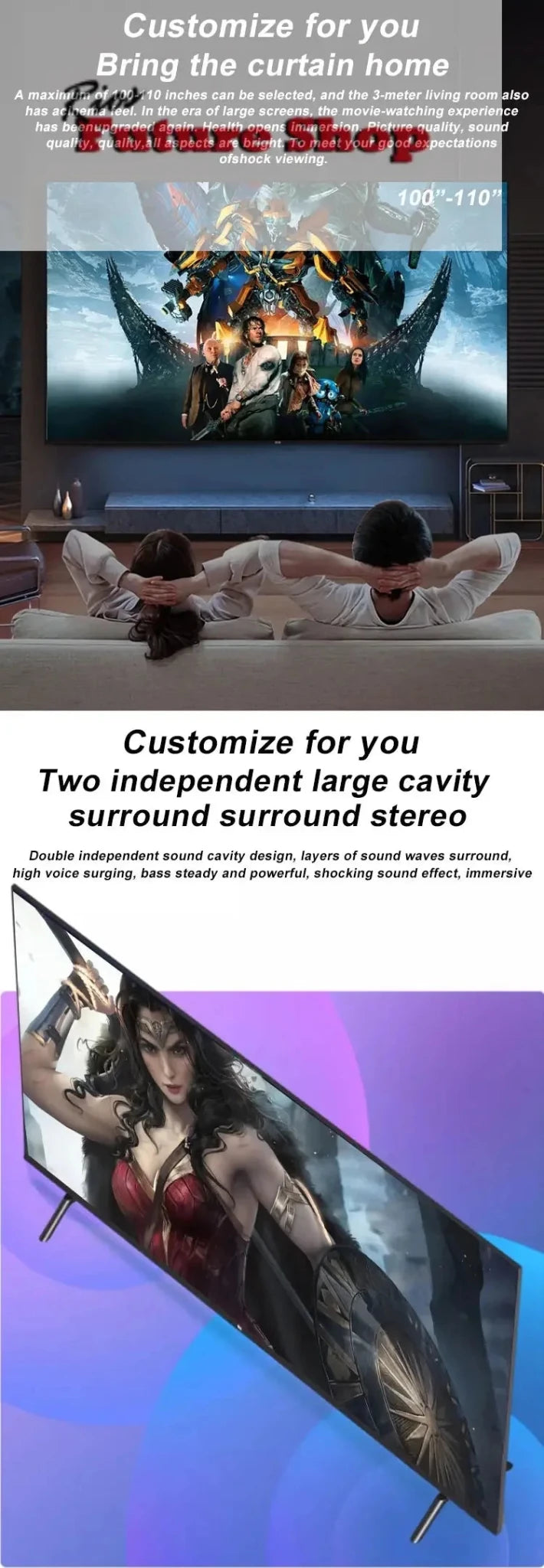4K flat screen led tv smart 32" 40" 50" 55" 65" 43" smart tv screens televisions smart tvs - Rios Future Shop
