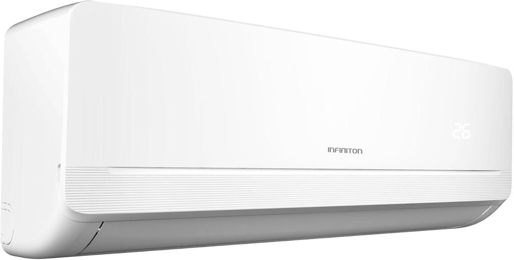 Infiniton Ar condicionado Split SPTTC12A2, 12000 BTU - Bomba de calor, controlo remoto, ecrã LED, desumidificador, baixo consumo