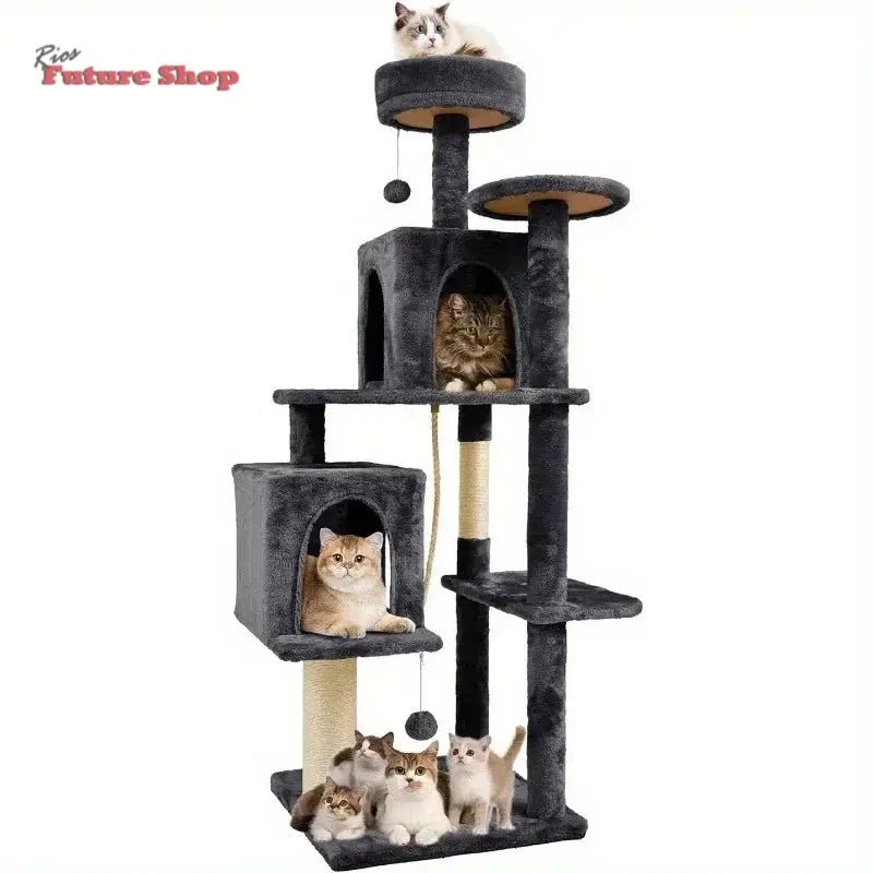58-Inch-Cat-Tree-Cat-Tower-for-Indoor-Cats-DSersUSA-100116253 - Rios Future Shop