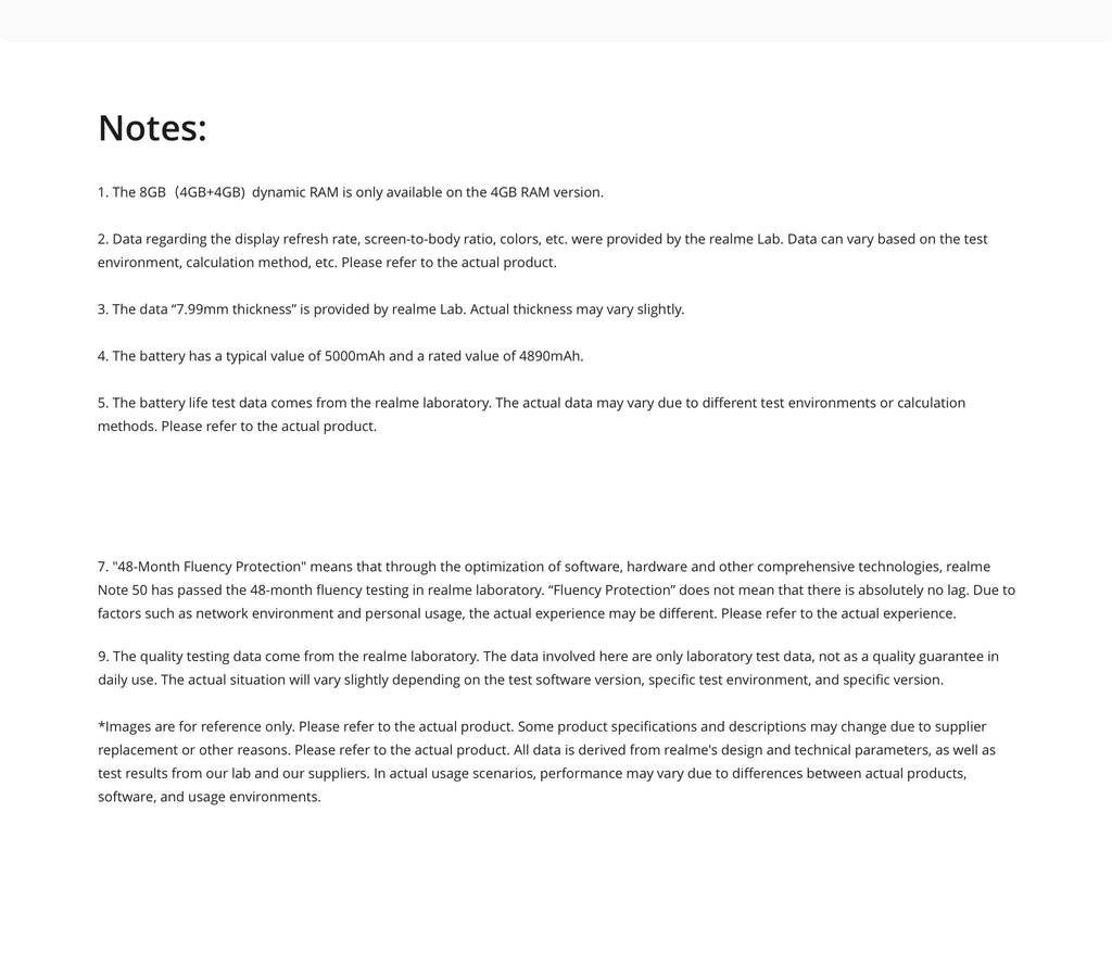 Realme Note 50 4G Mobile Phone 3+64GB