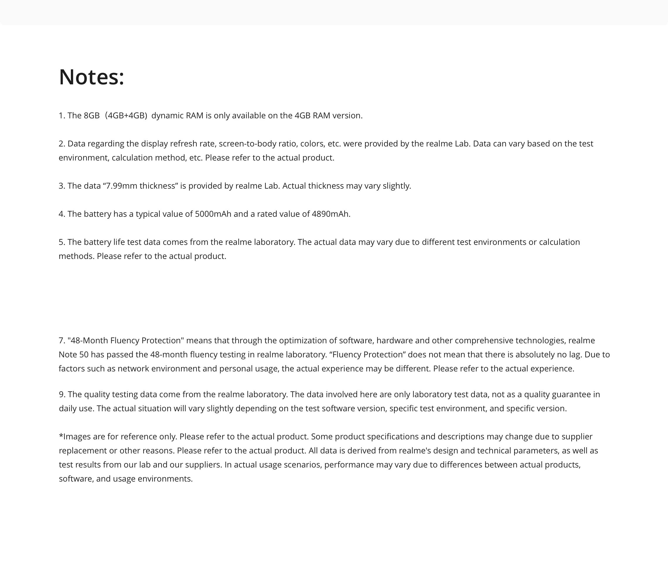 Realme Note 50 4G Mobile Phone 3+64GB