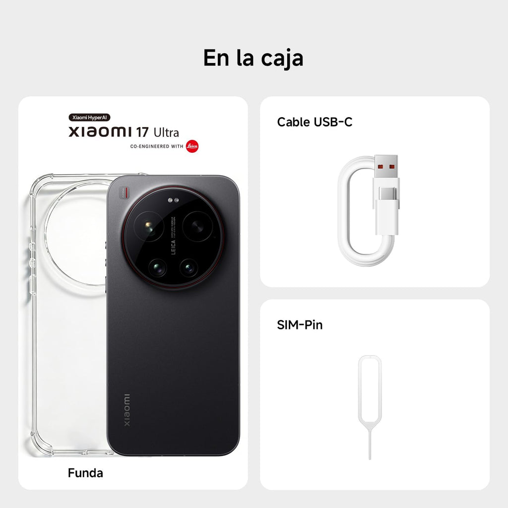 XIAOMI 17 Ultra Smartphone 16+512GB Black Telephoto Leica 200 MP