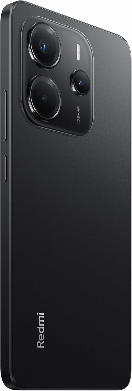 XIAOMI Redmi Note 14 - Smartphone de 8+256GB, Ecrã de 6,67" AMOLED FHD+ 120Hz, MediaTek Helio G99-Ultra, câmara de 108MP, TurboCharge 33W, 5500 mAh, Carregador não Incluído, Preto (Versão ES)