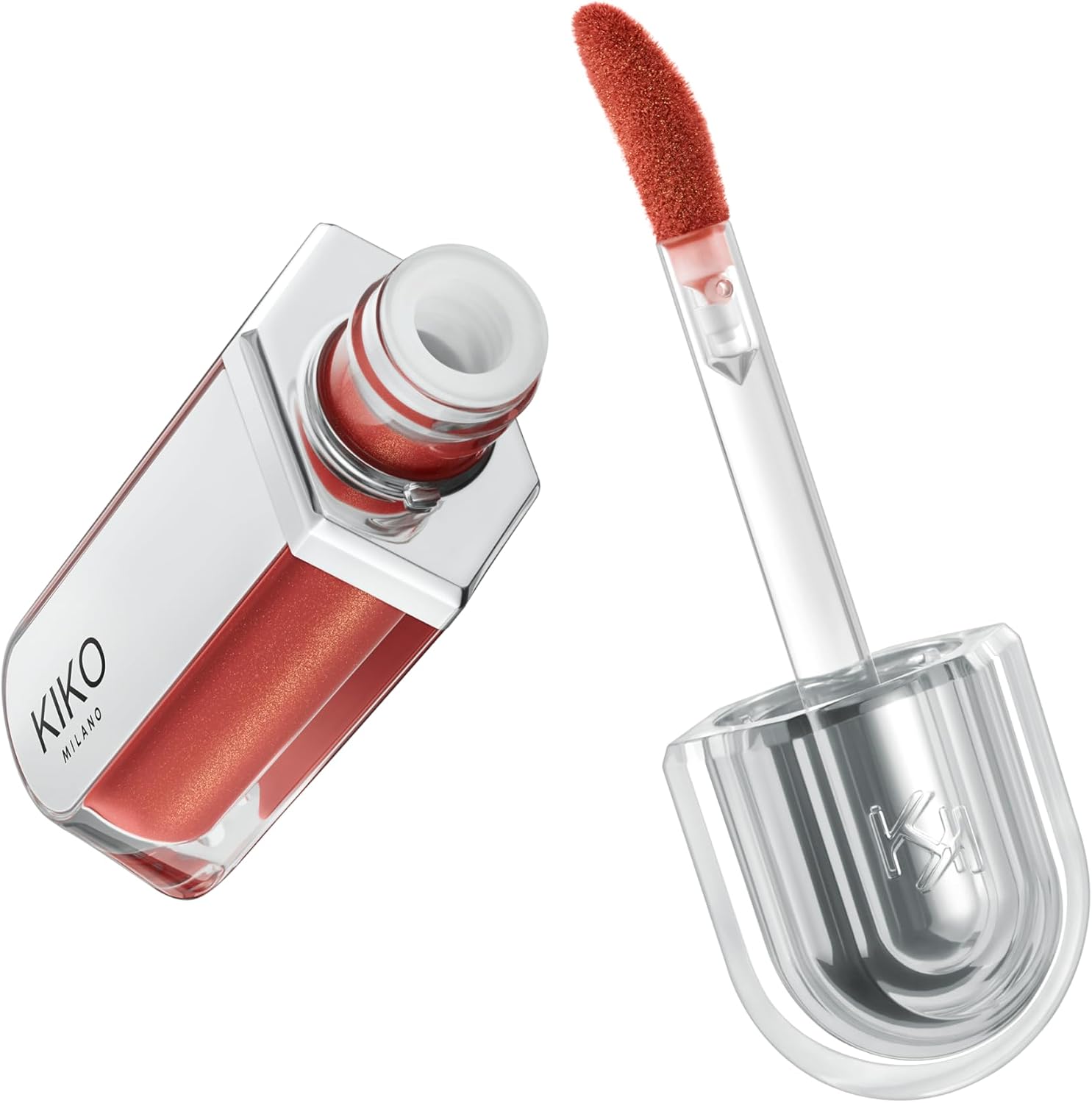 KIKO Milano 3D Hydra Xtreme Lipgloss 05 - 3D Extreme Volume Moisturizing Lip Gloss, Ultra Shiny Mirror Effect, Non-Sticky Texture, Long Lasting Professional