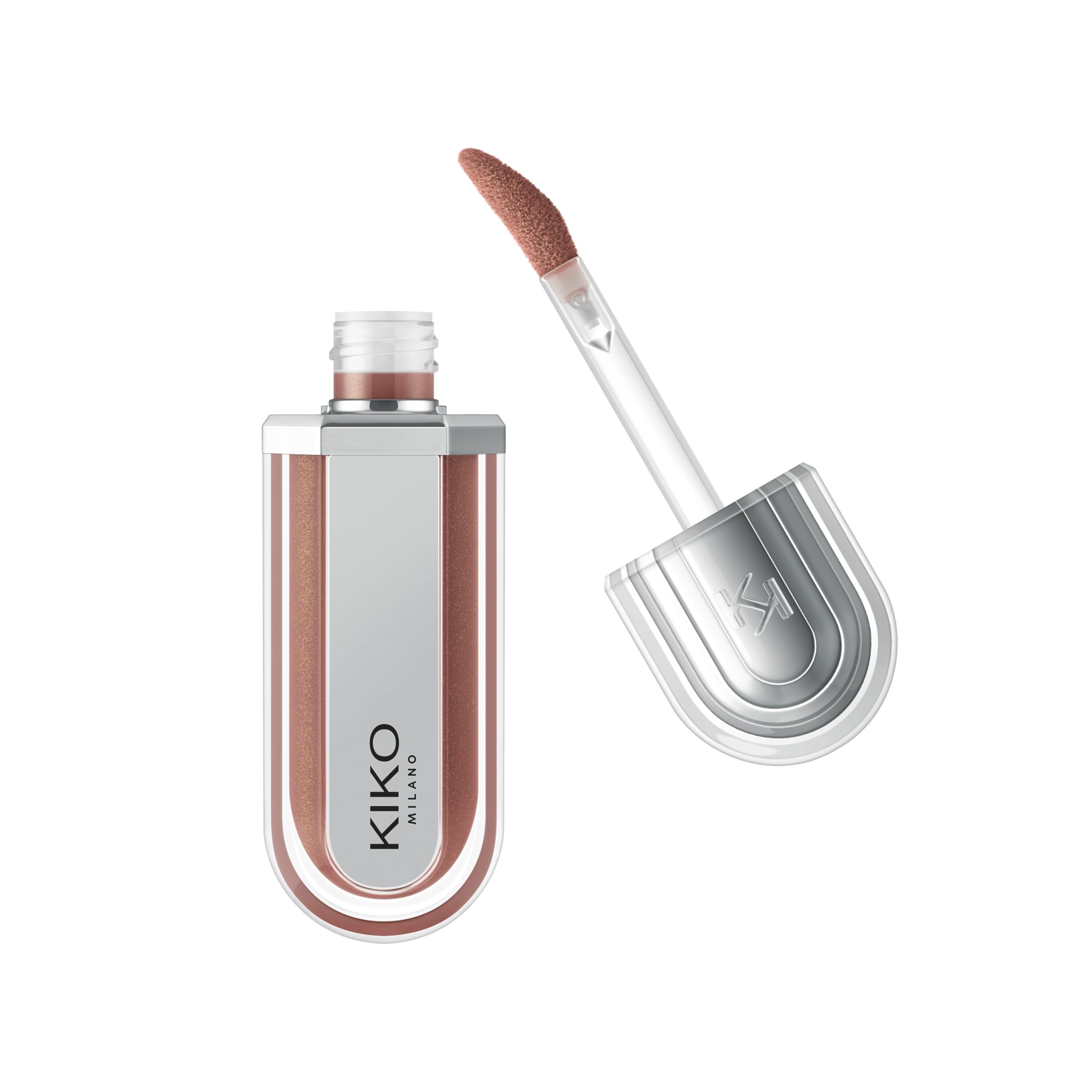 KIKO Milano 3D Hydra Xtreme Lipgloss 05 - 3D Extreme Volume Moisturizing Lip Gloss, Ultra Shiny Mirror Effect, Non-Sticky Texture, Long Lasting Professional