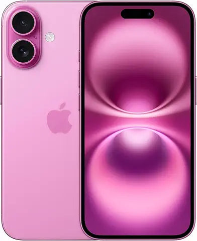 Apple iPhone 16 rosa, vista frontal e traseira
