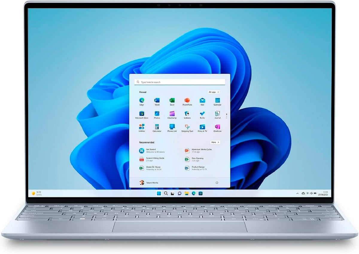 Dell XPS 13 9315 Computador portátil de 13,4" UHD táctil (Intel Core i7-1250U, 16 GB RAM, 512 GB SSD, Intel Iris Xe Graphics, Windows 11 Home) Sky - teclado retroiluminado QWERTY espanhol
