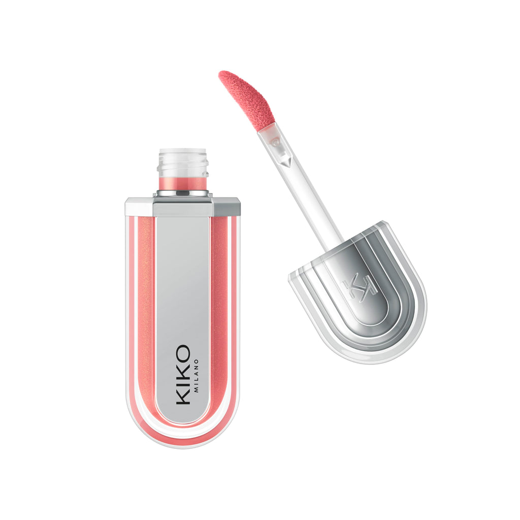 KIKO Milano 3D Hydra Xtreme Lipgloss 05 - 3D Extreme Volume Moisturizing Lip Gloss, Ultra Shiny Mirror Effect, Non-Sticky Texture, Long Lasting Professional