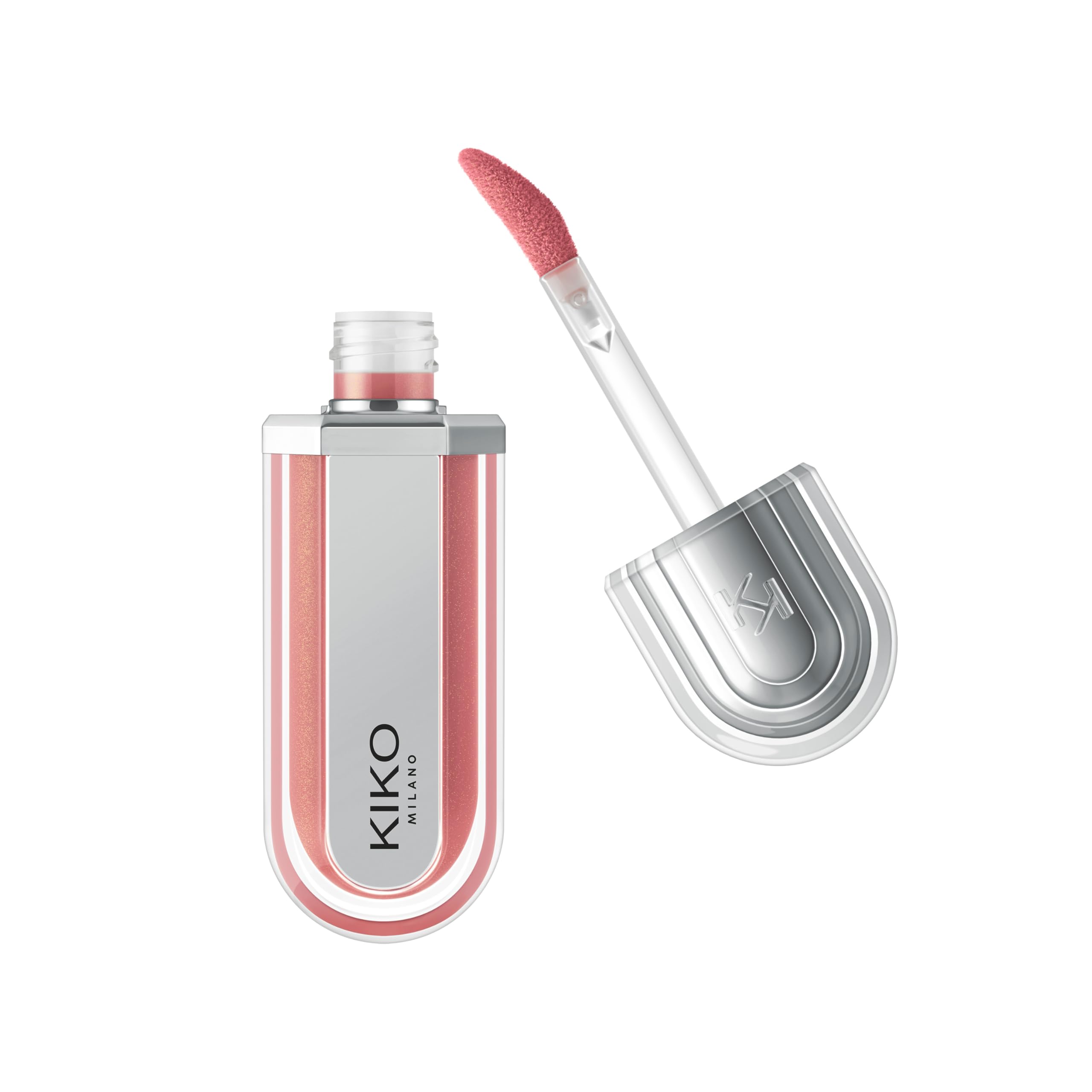 KIKO Milano 3D Hydra Xtreme Lipgloss 05 - 3D Extreme Volume Moisturizing Lip Gloss, Ultra Shiny Mirror Effect, Non-Sticky Texture, Long Lasting Professional