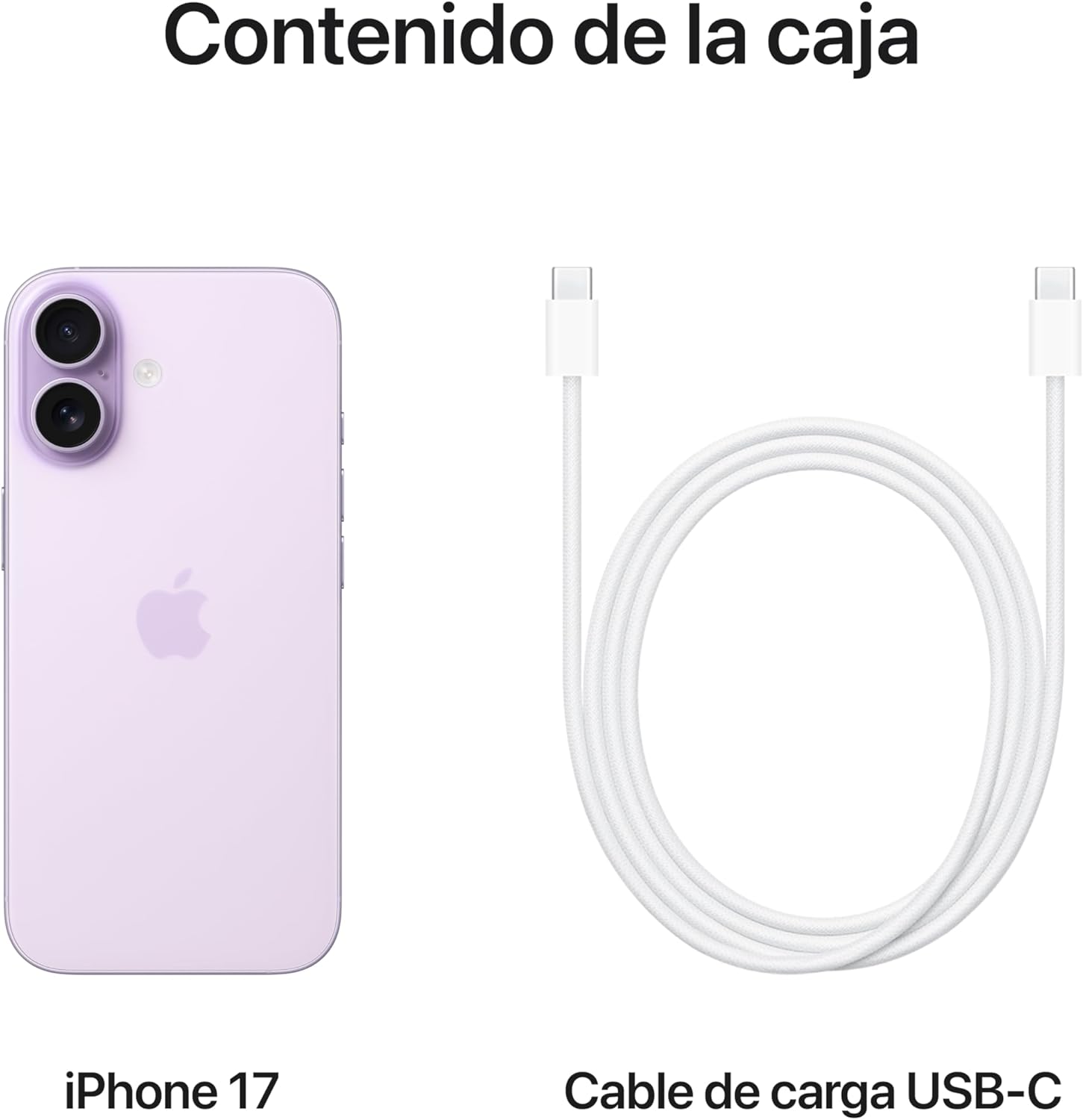Apple iPhone 17 512GB: 6.3-inch screen with Promotion, A19 chip, front center stage camera, increased scratch resistance, autonomy for the whole day; Lavender
