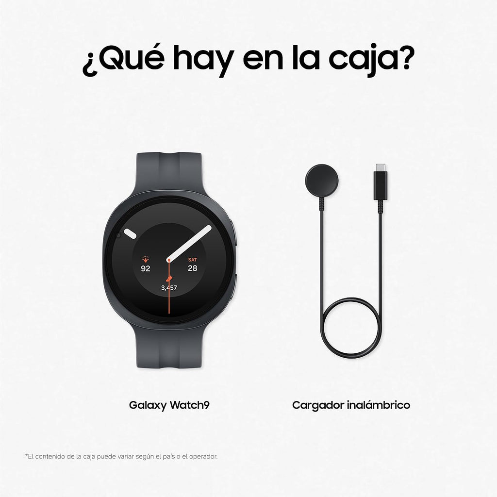 Samsung Galaxy Watch9, 44mm, Bluetooth, Dark Grey (Spanish Version)