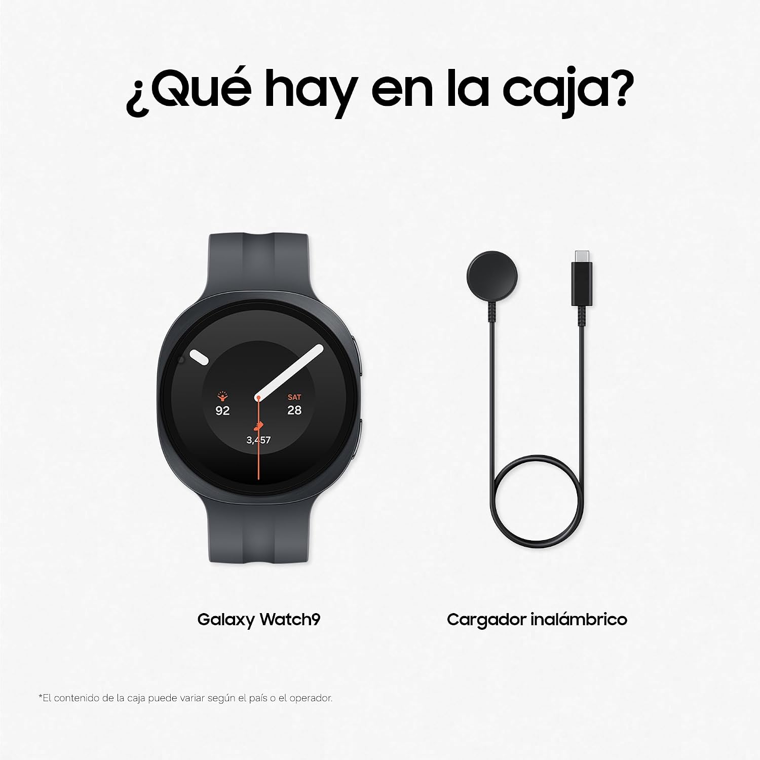 Samsung Galaxy Watch9, 44mm, Bluetooth, Dark Grey (Spanish Version)