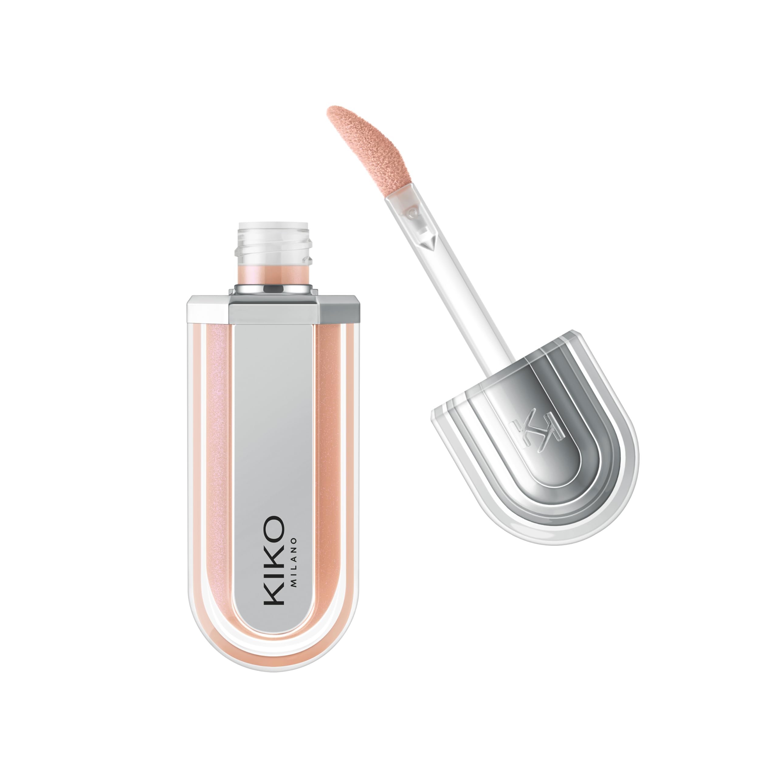 KIKO Milano 3D Hydra Xtreme Lipgloss 05 - 3D Extreme Volume Moisturizing Lip Gloss, Ultra Shiny Mirror Effect, Non-Sticky Texture, Long Lasting Professional