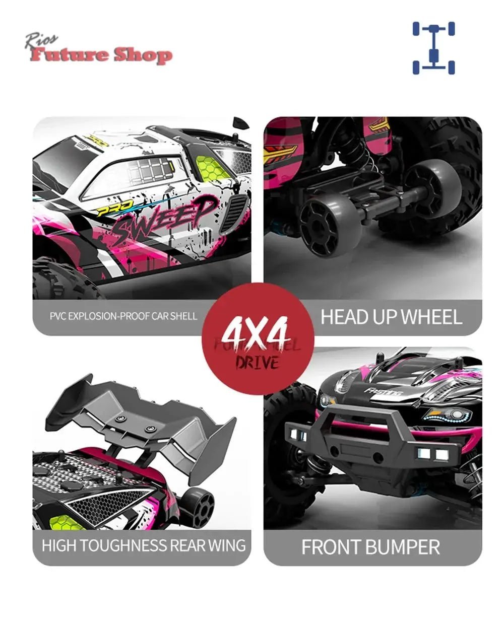 70KM-H-4WD-RC-Car-With-Motor-Remote-Control-DSersUSA-100097613 - Rios Future Shop