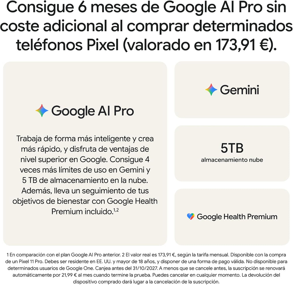 Google Pixel 11 Pro XL – Free Android Smartphone – Obsidian, 1TB