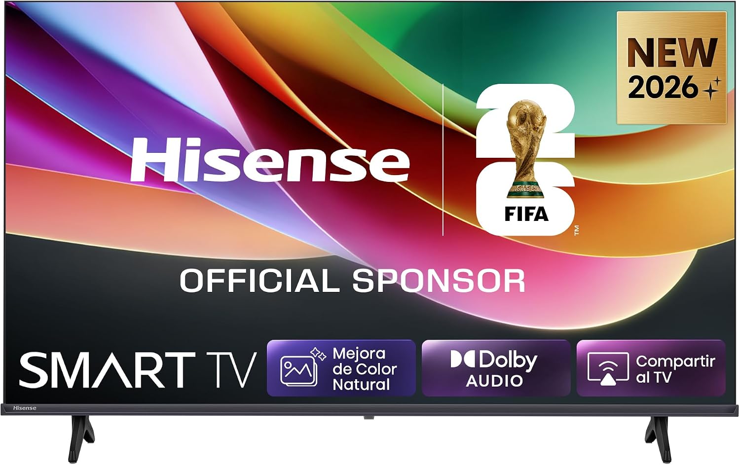 Hisense 40A4S, FHD Smart TV 40 polegadas, Enhancer de cor, Dolby áudio, Share to TV, redução de ruído, modo jogo, Airplay, Smart Home Ready