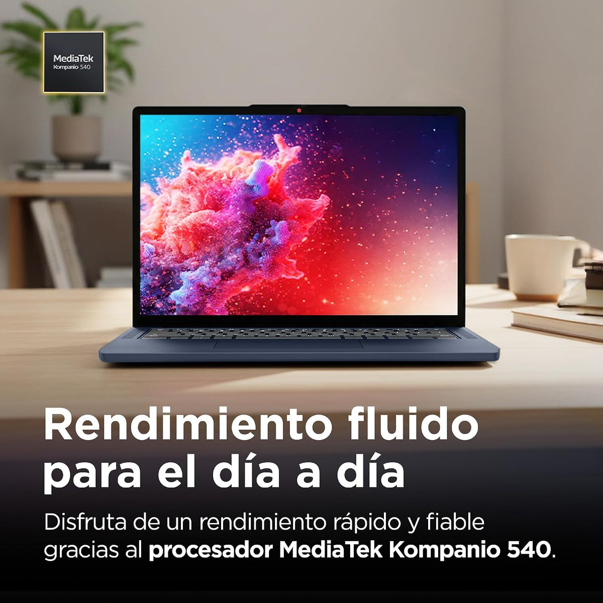 Lenovo Chromebook m, Gen 11, MediaTek Kompanio, ChromeOS, Blue
