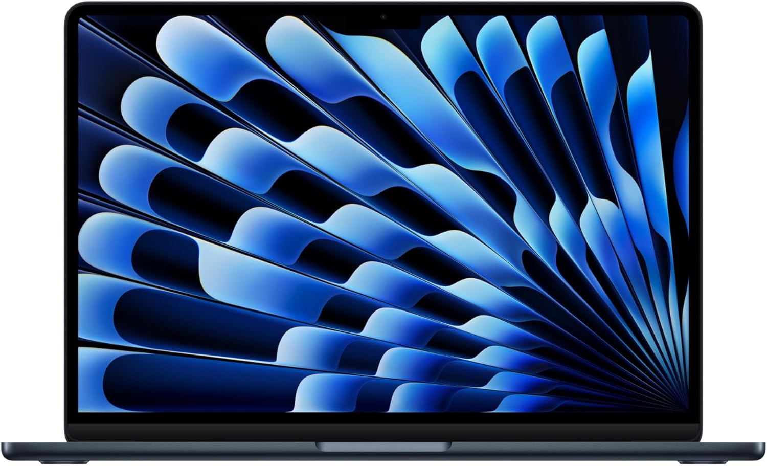 Apple MacBook Air de 13,6 polegadas com chip M5: Ecrã líquido com ecrã Retina, CPU de 10 núcleos, GPU de 10 núcleos, 16 GB de memória unificada, 1 TB de SSD, Wi-Fi 7, teclado espanhol; meia-noite