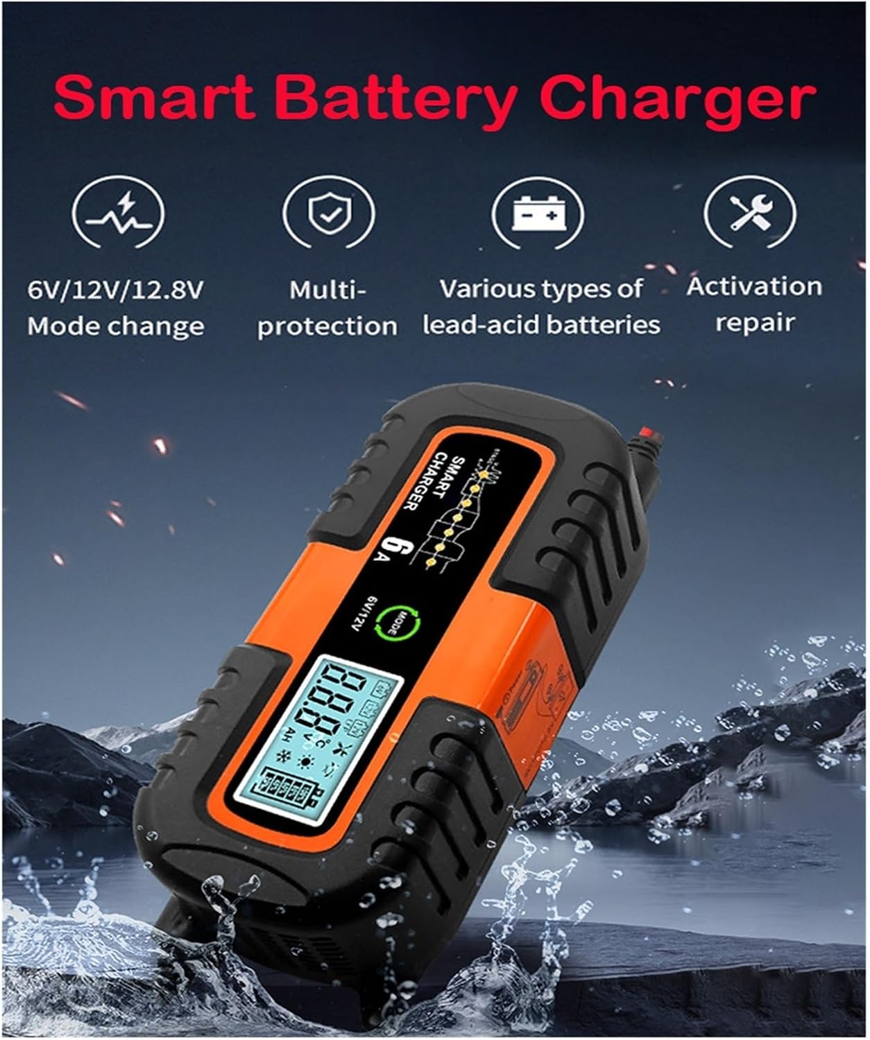Cargador Inteligente de Batería para Automóvil - additional image 4