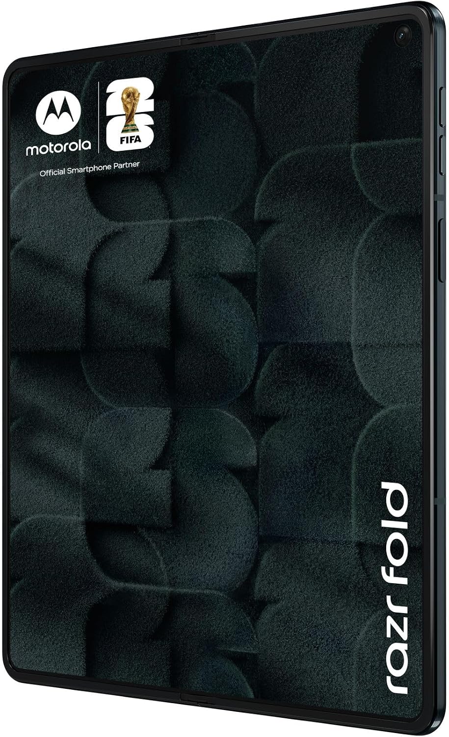 Motorola Razr Fold 5G (Copa do Mundo da FIFA edição 2026) XT2651-1 512 GB de armazenamento + 16 GB de RAM Android 16 SIM sem SIM desbloqueado de fábrica dual SIM (Nano SIM + eSIM) dobrável